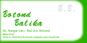 botond balika business card